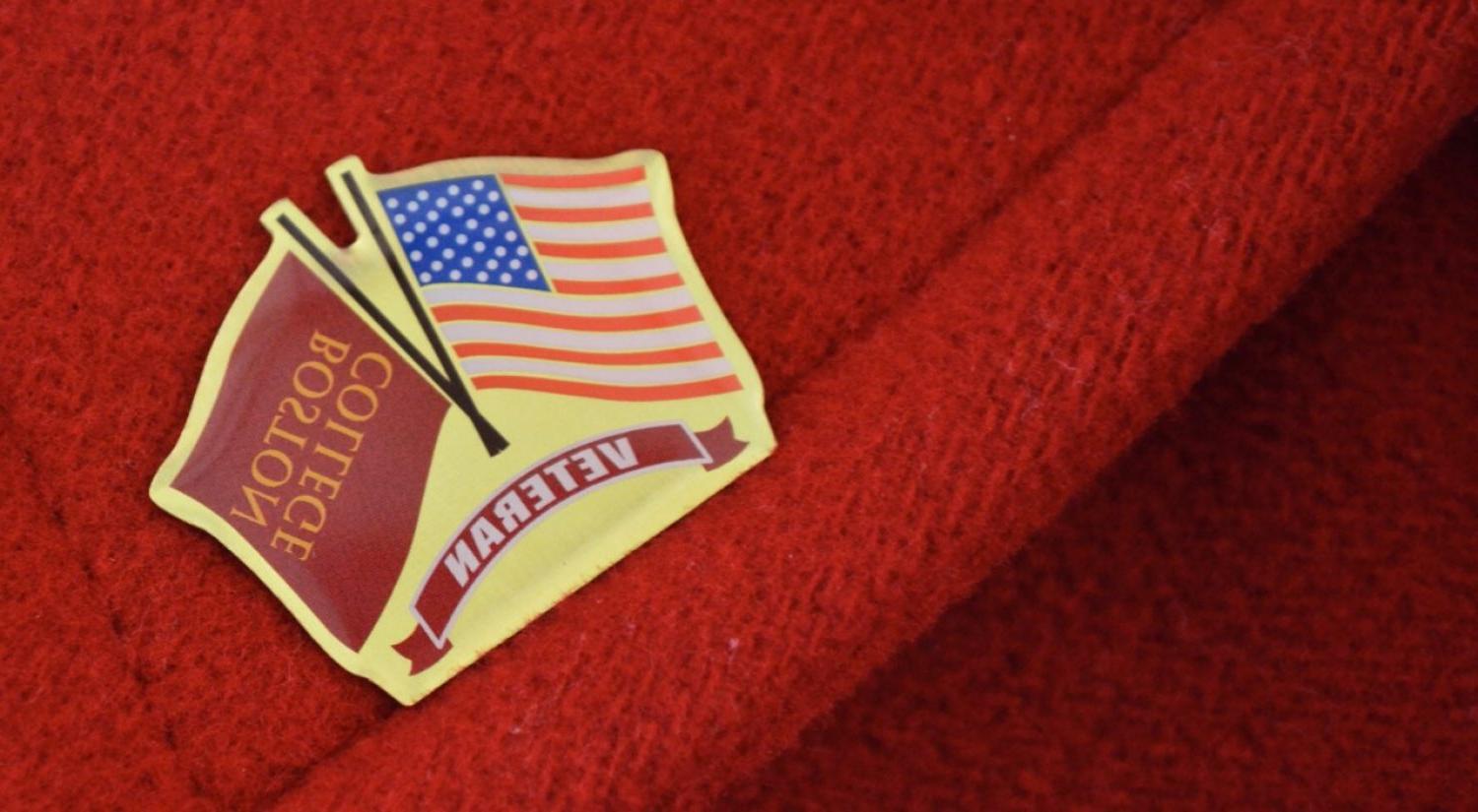 US flag and BC flag pins